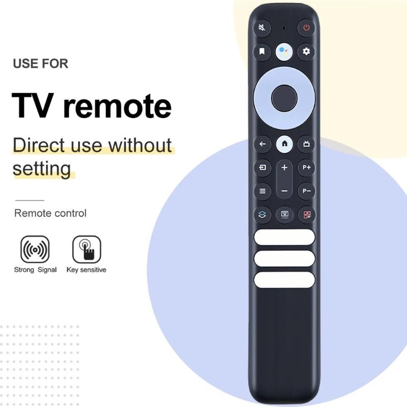 Smart TV Remote Control Controller Replacement for TCL Smart TV RC902V FMR1 FMR4 FMR5 FMR7 with Netflix Keys (No Voice)