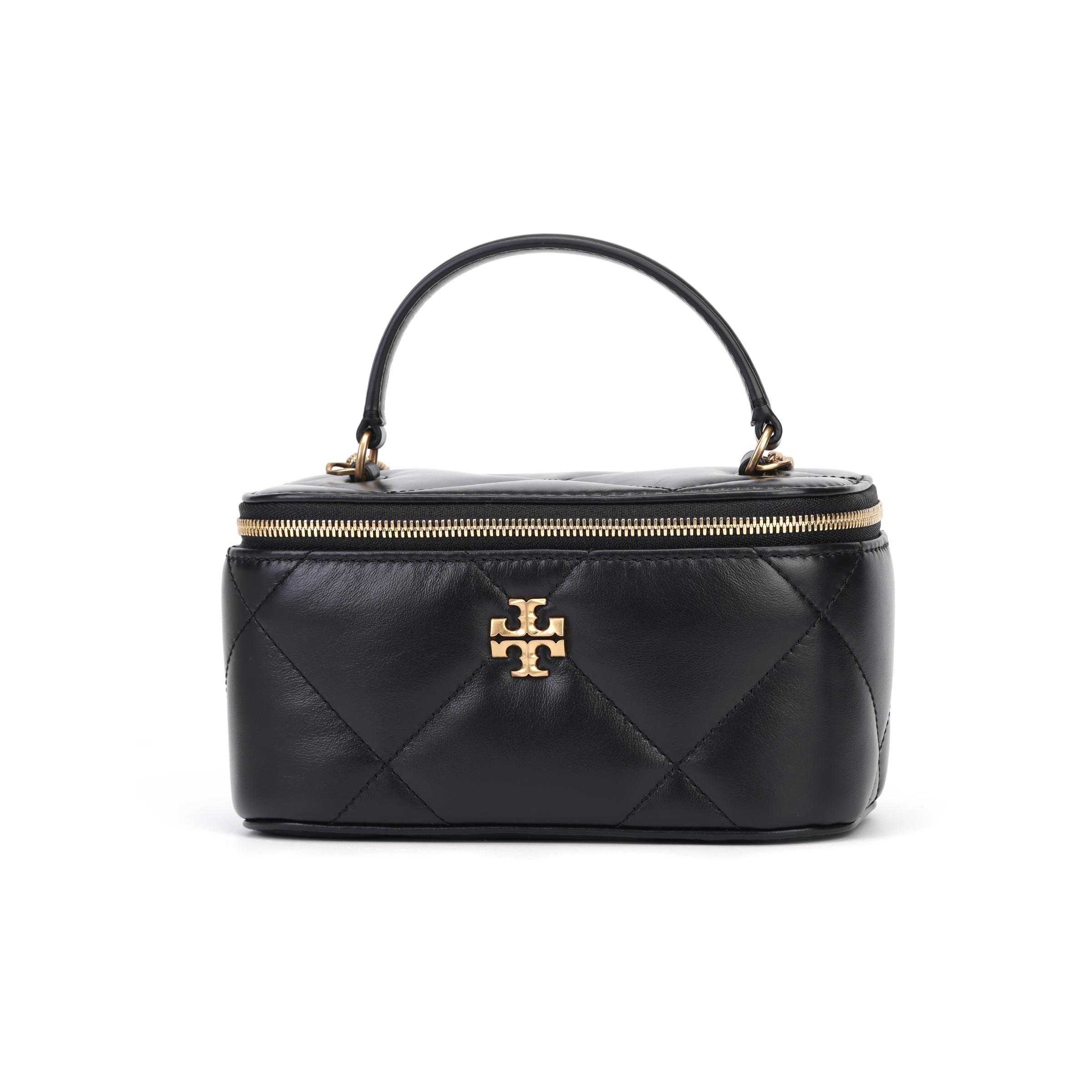 

Шкіряна сумка через плече Tory Burch з принтованим логотипом Жіночі сумки Чорний 162148-001 Basic Set (Bag+Dust Bag)