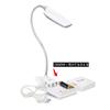 Desk Light Clip Light iHaHa LED 360 Degree Rotation Tabletop Stand Emergency Light Battery Operated Stand Lighting USB Charging Three Levels of