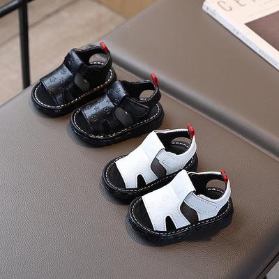 Sandales Bébé Été 0-2 Ans | Semelle Souple, Chaussures de Plage Qui Font du Bruit pour Garçons & Filles