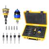 Adjustable Depth Stop Counterbore Drill Bit Set Countersink Drill Bit For Precise Woodworking 3.2mm To 4.8mm Tapered Bit