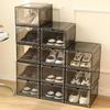 New Transparent Basketball Shoe Box Acrylic Dust-proof Storage Box with Suction Anti-oxidation Shoe Cabinet Household Dormitory