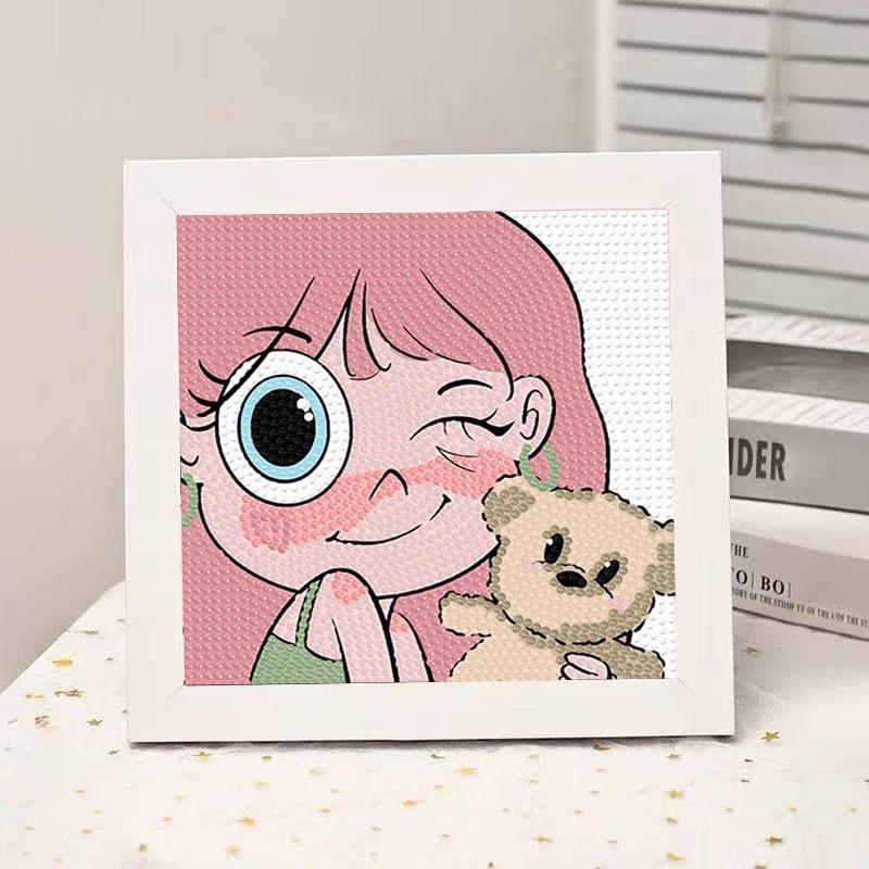 High-End Diamond Painting Diy Van Gogh Starry Sky Cat Creative Handmade Toy Table Decoration Diamond Painting With Frame
