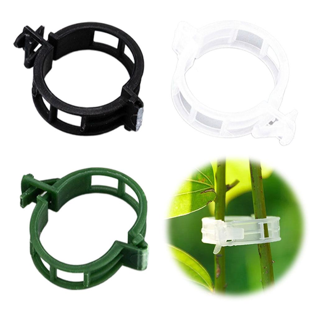 50PCS Heavy-Duty Plant Support Clips for Garden Vines | Adjustable Trellis Tomato Clips for Cucumbers Grapes & Melons