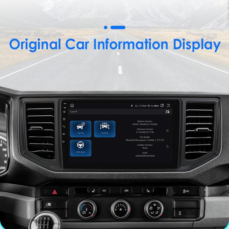 OSSURET Snapdragon 6115 Android Car Radio Player Intelligent Screen for VW Volkswagen Crafter 2017-2021 Carplay Auto 2DIN Car Multimedia Autoradio