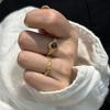 Xiaohongshu Bestseller: Elegant Purple Zircon Ring - Women's Versatile Niche Design for Index Finger