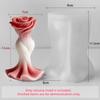 Flower Candle Mold Exquisite Aromatherapy Candle Mold 3d Rose Silicone Mold Heat-Resistant For Diy Candle Making Handmade Gifts