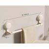 Portable Suction Cup Wall Towel Rack Traceless Retractable Towel Holder Self-adhesive Single Rod Storage Shelf Kitchen Bathroom