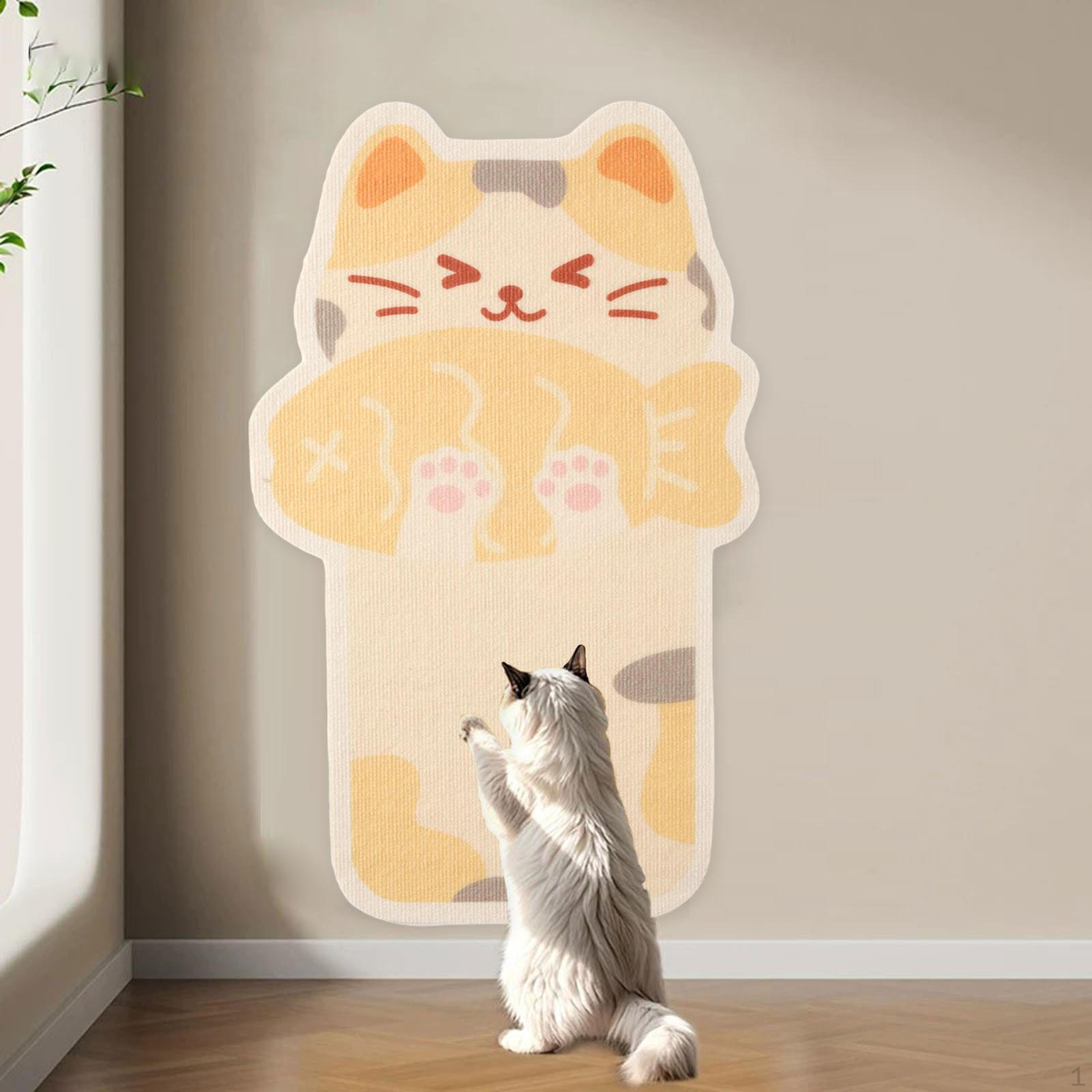 

Коврик-когтеточка Адгезия Когтеточка Защита мебели Бытовой Ковер для лазания Стена with Fish