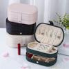 Anti-oxidation Multi-layered Jewelry Box PU Leather Jewelry Storage Box  for Home