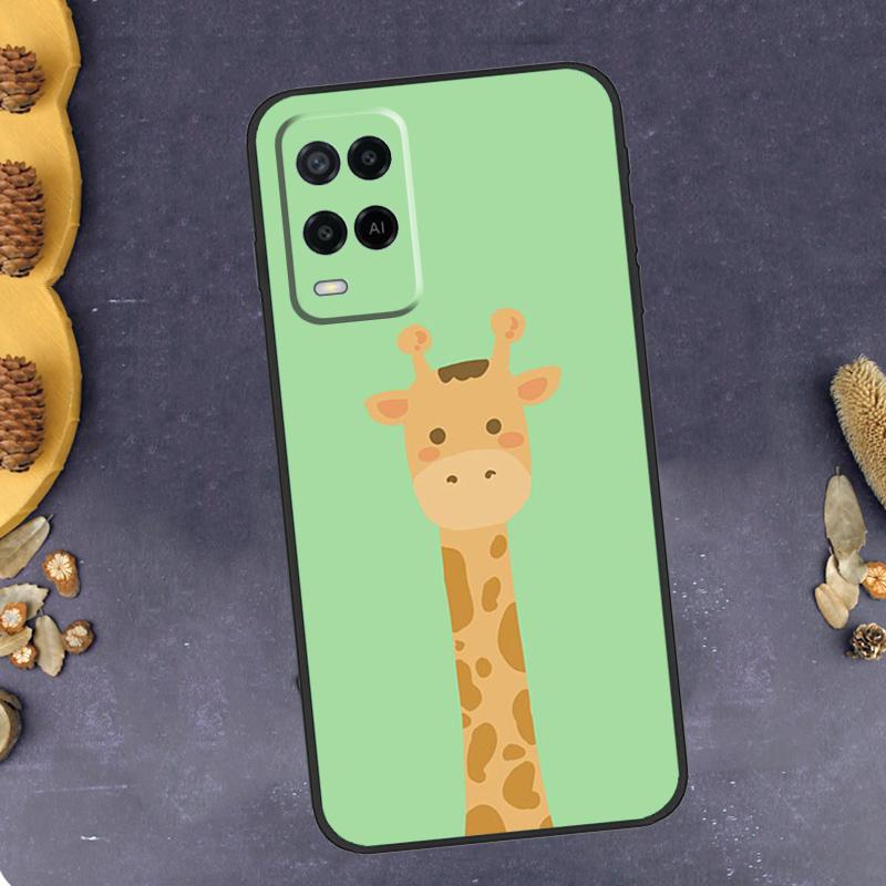 

Cute Cartoon Animal Giraffe Phone Case For Oppo A79 A18 A38 A58 A78 A98 A17 A40 A60 A80 A16 A76 A96 A15 A74 A94 A54 A77 OPPO A17