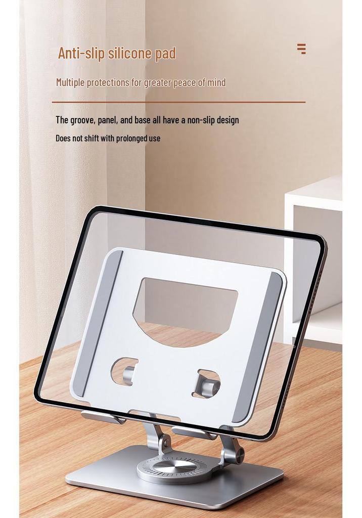 Adjustable Rotating Tablet Stand for iPad - Ideal for Live Broadcasts