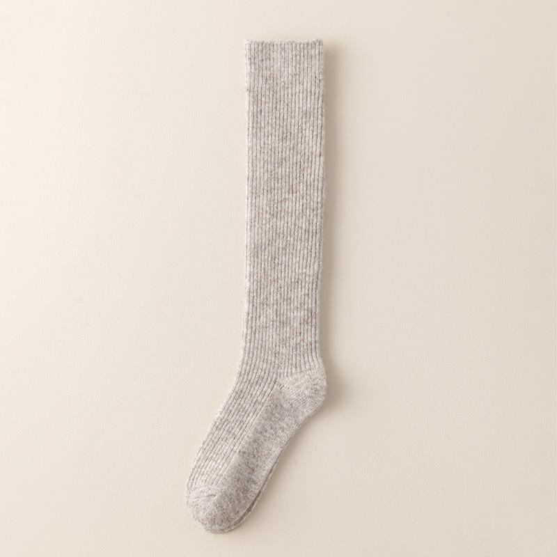 Women s Wool Mid-Calf Socks - Autumn/Winter Coffee Color, Thick & Soft. хаки