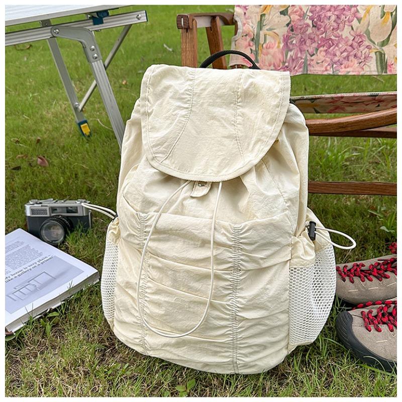 School bag new high value clear retro fresh backpack couple light travel mountaineering large capacity backpack