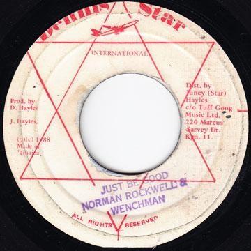 7inch Record NORMAN ROCKWELL  WENCH MAN  Just Be Good NONE Dennis Star Int 1988 Jamaica Reggae Ska  Dub Used