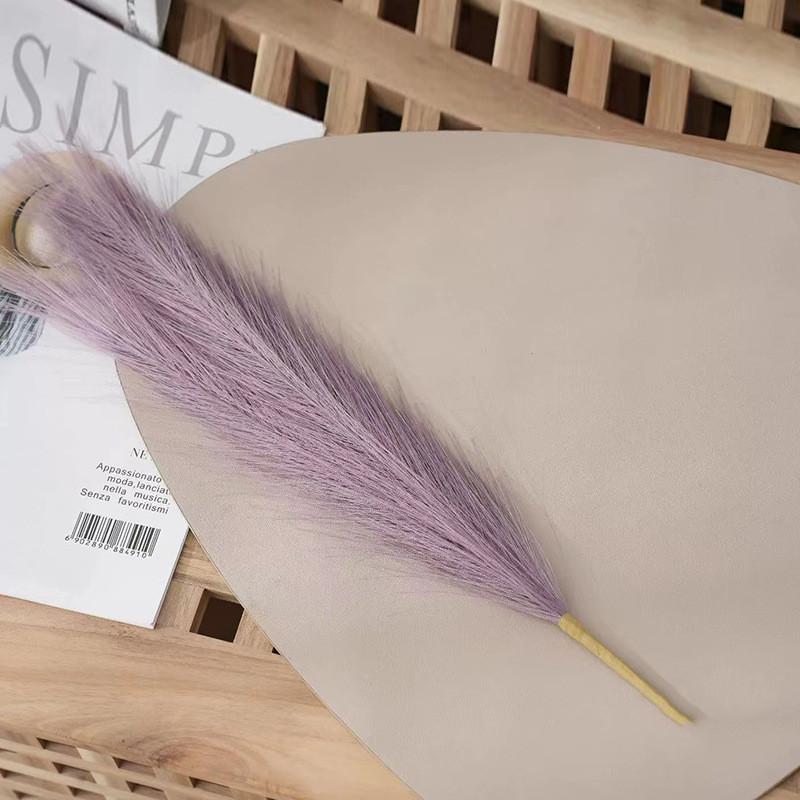 5Pcs 45cm Artificial Pampas Grass Bouquet Holiday Wedding Party Home Decoration Plant Simulation DIY Fake Flower Reed Boho