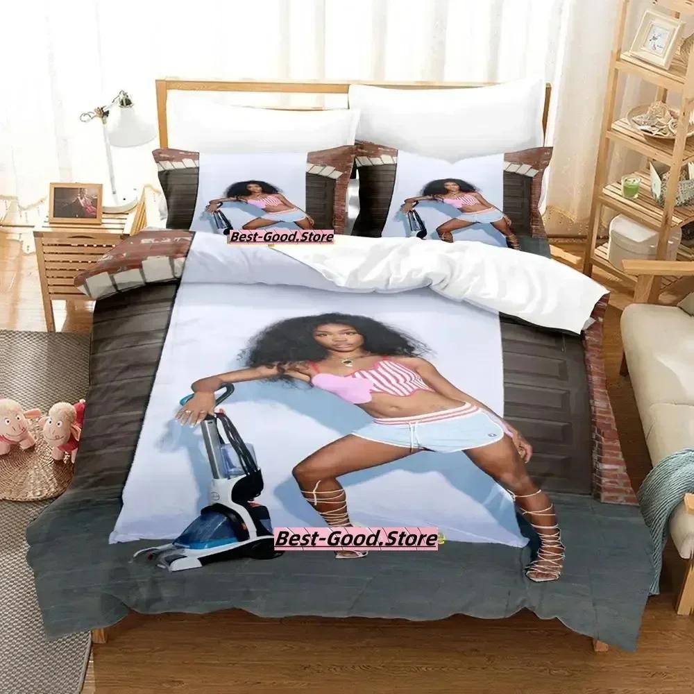 Popular Sza Bedding Set Single Twin Full Queen King Size Bed Set Adult Kid Bedroom Duvetcover Sets Anime Parure De Lit Bed