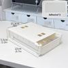 Under Table Hidden Drawer Adhesive Storage Box Office Desktop Large-capacity Stationery Cosmetics Table Bottom Organizer Shelf