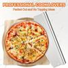 1pc Stainless Steel Pizza Cutter Commercial Pizza Half Moon Shaker Hob Semicircle Shaker Multi-Purpose Slitting Pizza Cutter