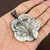 Mother Of Pearl Handmade Copper Wire Wrap Jewelry Pendant 2.64" k6R06