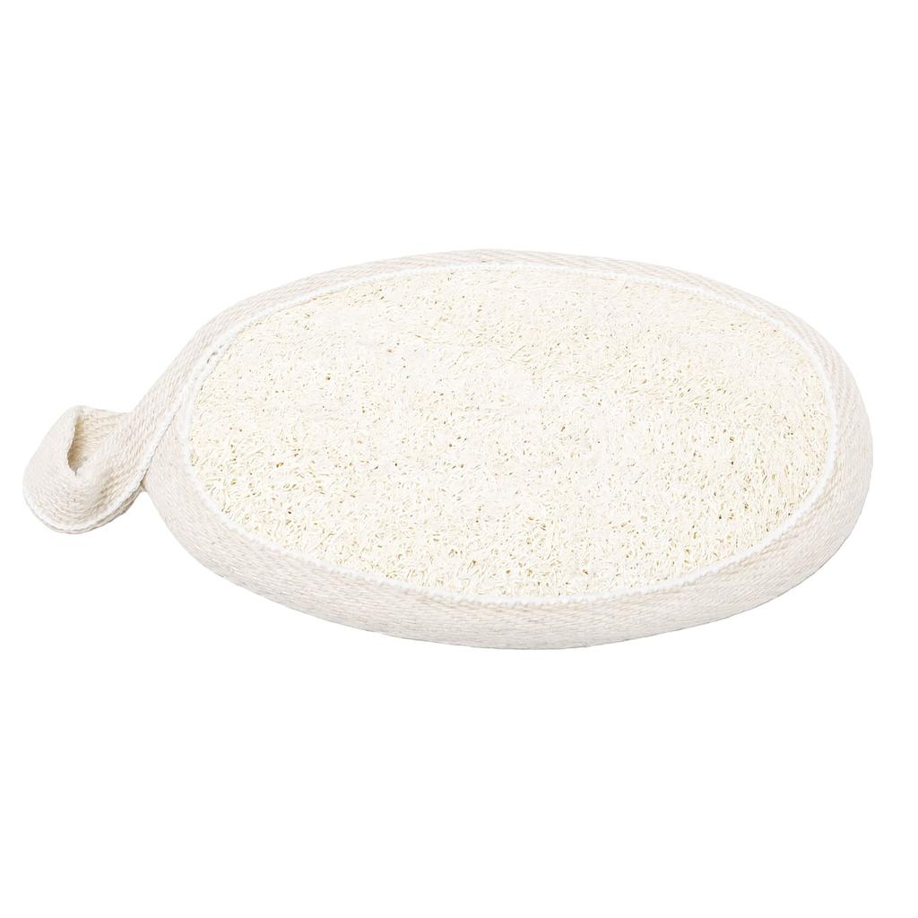 Loofah Sponge Soft Elastic Loofah Sponge Exfoliating Body Scrubber for Bath Shower Body Beige