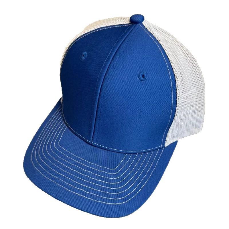 Colorful stitching hollow mesh hat outdoor truck driver sun visor baseball cap