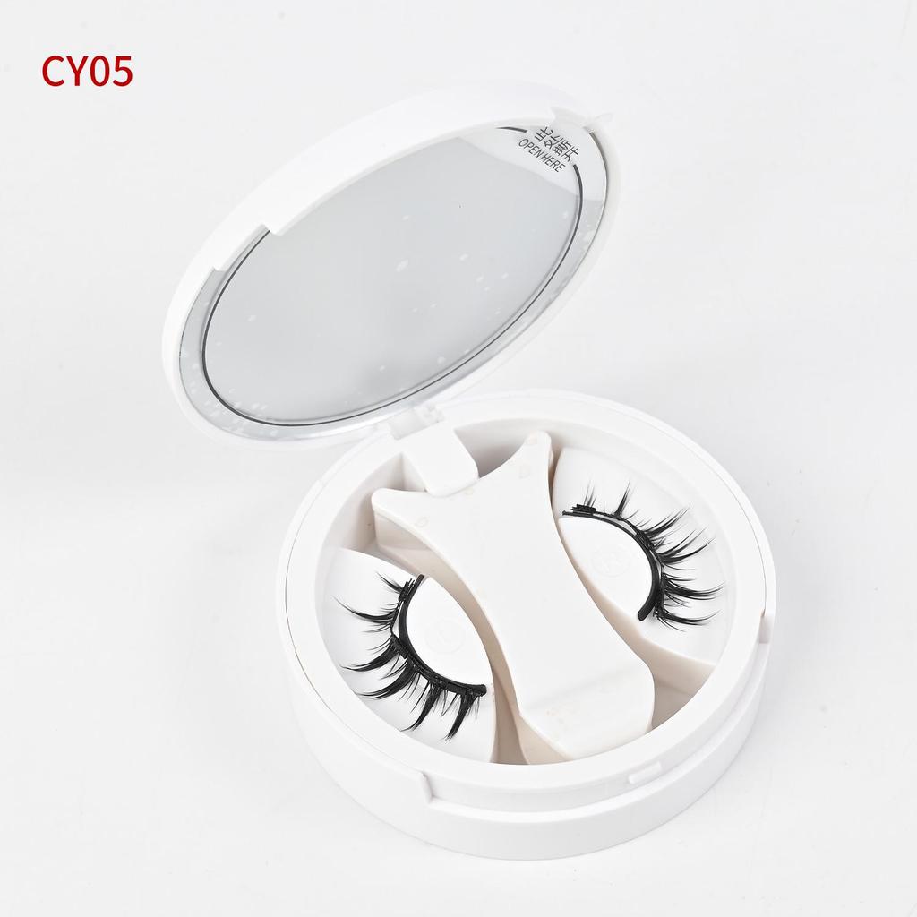 Magnetic Reusable Eyelashes in Glue-Free Portable Case for Beginners