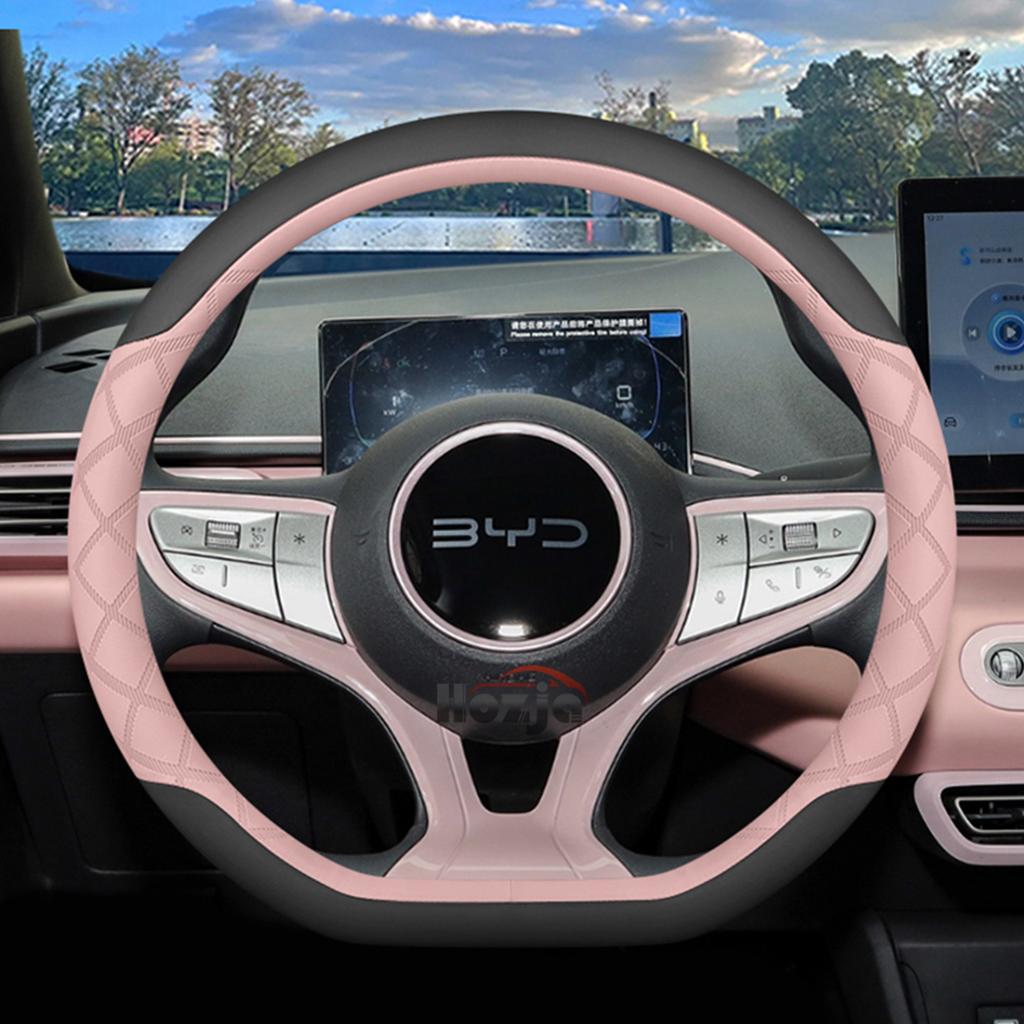 Leder-Autolenkradabdeckung für BYD Sealion 7 King Song Plus Dolphin Mini Song Pro Seagull Seal U 2025 2026 Zubehör