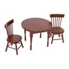 Dollhouse Table Chairs Set 1:12 Miniature Dollhouse Wooden Furniture Decoration Ornament Craft Accessories