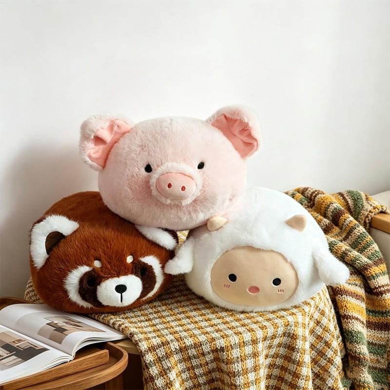 Cute Plush Animal Doll Soft Stuffed Pillow Decompression Sleep Companion Kids Gift