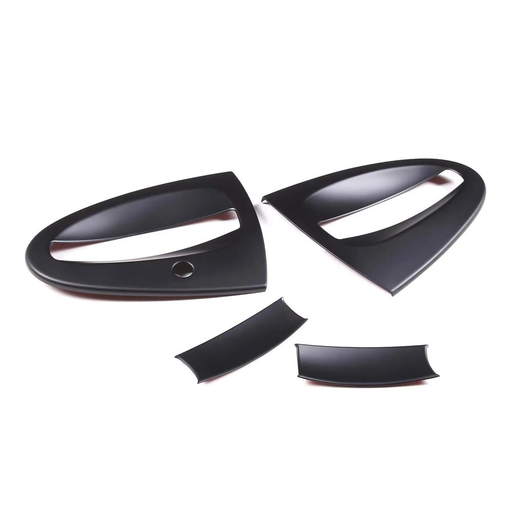 For Mercedes-Benz Smart 451 Fortwo 2009-2015 ABS Car Door Bowl Decorative Protective Cover Trim Car Styling