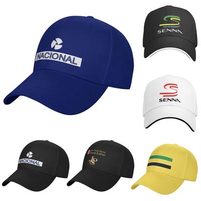 Ayrton Senna Nacional Kšiltovka Unisex Hip-Hop Trucker Pracovní Kšiltovka Klobouky Nastavitelný Polyester Rybářský Klobouk Vysoce Kvalitní Klobouky