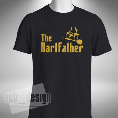 Le T-shirt Homme Dartfather Fléchettes Taylor Van Gerwen Anderson Wright Lewis Wade