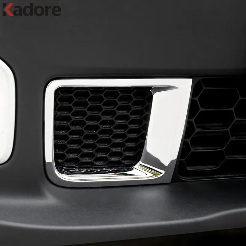 Front Lower Grille Air Vent Outlet Cover Trim For Jeep Renegade 2014 2015 2016 2017 2018 Chrome Car Accessories