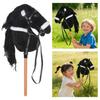 Testa di Cavallo Peluche Realistica Accessorio per Giochi di Ruolo Montata su Manico di Legno per Feste in Costume per Bambini ed Eventi Scolastici