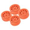 1.9in Wheel Rims RC Beadlock Wheels Rims for Axial SCX10 for Traxxas 1 10 RC Crawler Cars Orange
