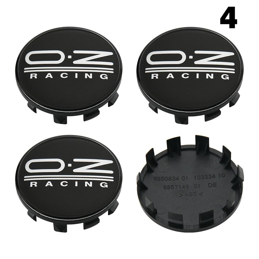 4PCS OD 56MM / ID 53MM Caps On Wheels OZ VOSSEN Emblem Wheel Center Cap Car Logo Wheel Cover Hub Caps Sport Rim Caps