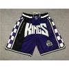 Just Don Retro Americano Mágico Pantalones Cortos Deportivos Bordados para Hombre Pantalones Cortos de Baloncesto High Street Pantalones Cortos del Equipo Lakers Pantalones Cortos de Cinco Puntos