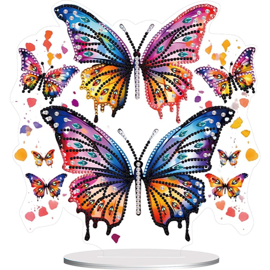 Round+Special Shape Table Top Diamond Painting Ornament Kits Acrylic 5D DIY Diamond Art Tabletop Decorations for Adults Beginner