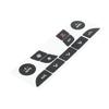 A C Button Repair Sticker Black Front High Grade Vinyl Control Switch Car Air Condition For Ford Focus 1999-2005
