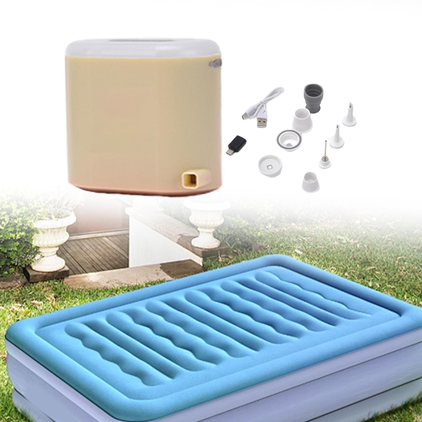 

Air Pump Flashlight Portable Inflator Deflator Vacuum Bag for Camping Pool Toys хакі