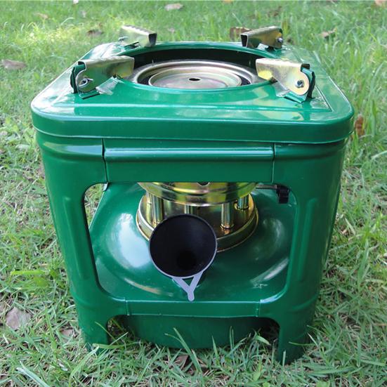 Portable 8-Wicks Kerosene Stove Lightweight Camp Stove Heater Outdoor Cooking BBQ Picnic Camping Backpacking Hiking Kerosene Furnace Burner