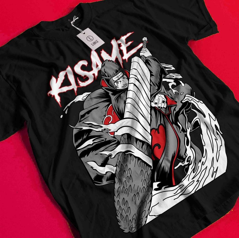 Kisame Tshirt Itachi T-Shirt Sasuke Shirt Madara Kakashi Naruto Anime Akatsuki AA178