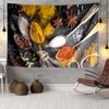 Spice Variety On Wooden Background Tapestry Room Decoration Wall Hanging for Living Room Bedroom, dormitory, Birthday and Christmas gifts