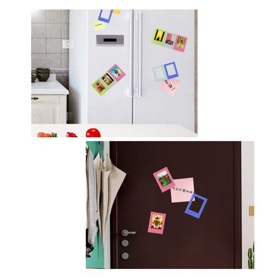 10Pcs Magnetic Photo Frame for Fujifilm Instax Mini Film Picture Display Frame Fridge Magnet 3-inch Mini