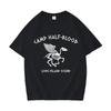 Camp Half-Blood Long Island Sound Skull Percy Jackson T-Shirt Vintage Casual Oversized T-Shirt Gothic Streetwear Tops