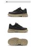 2025 Frühling Herren Atmungsaktive Leder Arbeitskleidung Sneaker - Trendig, Vielseitig, Dicksohlige Freizeitschuhe
