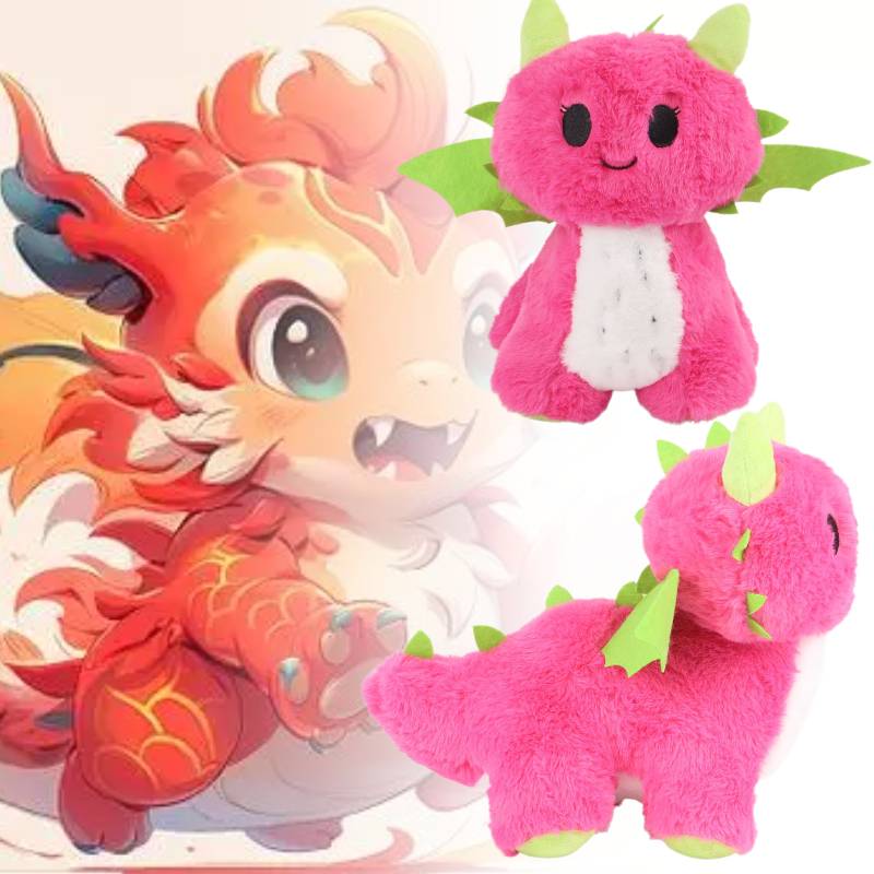 Dragon Flying Pitaya Plush Toy Doll Pillow Pp Cotton Filling Children Gifts
