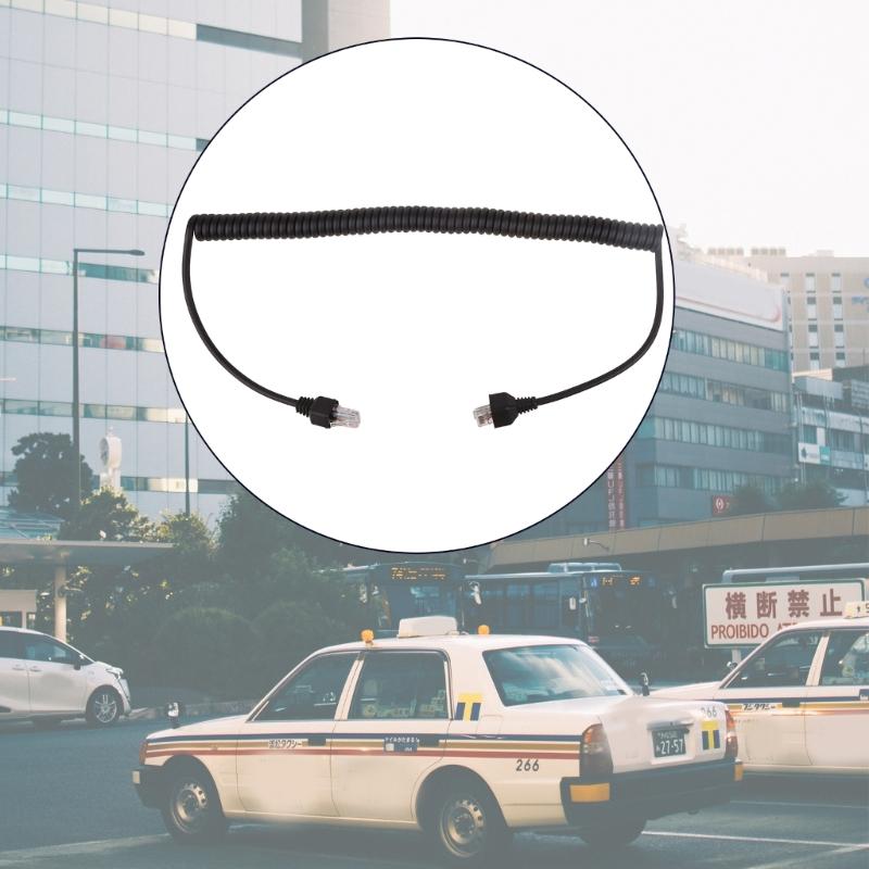 Electric Microphone Speaker Mic RJ45 Wires Supplies Cable Line for Yaesu FT450 FT817 FT857 FT897 Replace MH31A8J