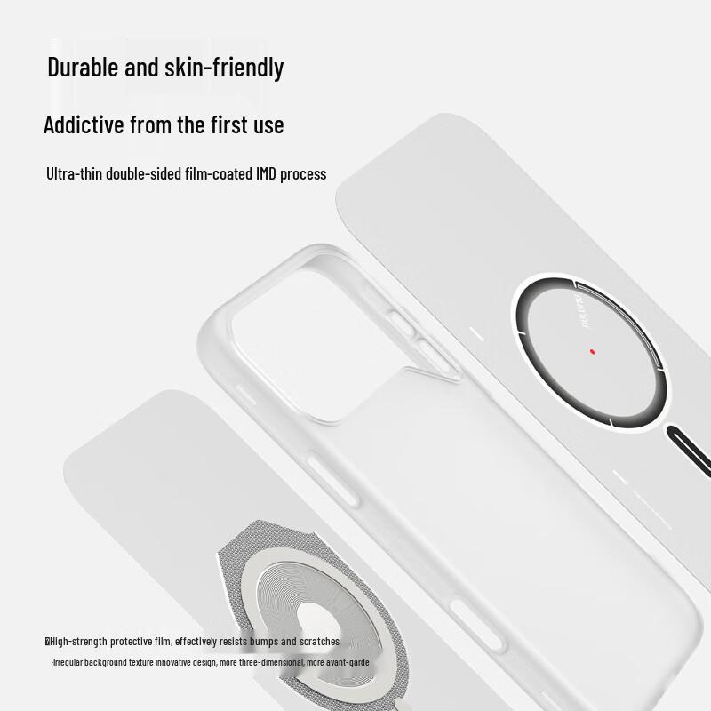 AULUMU Półprzezroczyste Etui na iPhone'a z MagSafe Odprowadzające Ciepło